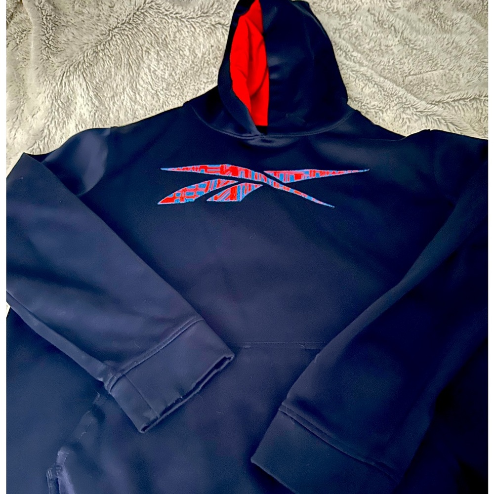 Reebok Navy Pullover Hoodie